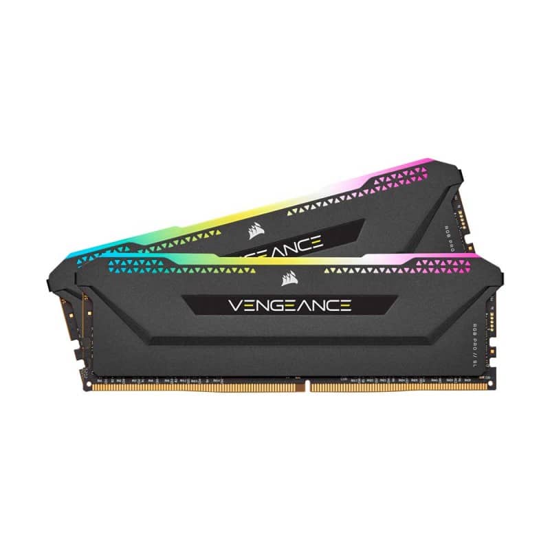 Corsair VENGEANCE RGB PRO SL 32GB (2 x 16GB) DDR4 DRAM 3600MHz CL18 1.35V CMH32GX4M2Z3600C18 AMD Ryzen Optimized Memory Kit  Black